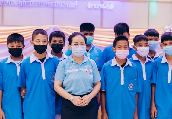 ภาพกิจกรรม  คณะวิทยาศาสตร์และเทคโนโลยีมหาวิทยาลัยราชภัฏกำแพงเพชร จัดงานสัปดาห์วิทยาศาสตร์แห่งชาติ ส่วนภูมิภาค ประจำปี 2565