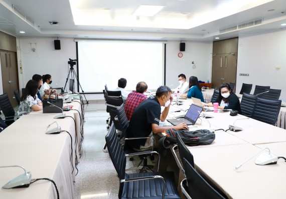 ภาพกิจกรรม  คณะวิทยาศาสตร์และเทคโนโลยี จัดการนำเสนอโครงการ ประจำปีงบประมาณ 2566