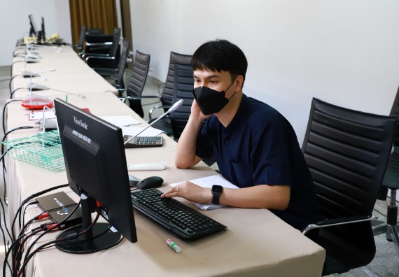 ภาพกิจกรรม  คณะวิทยาศาสตร์และเทคโนโลยี จัดการนำเสนอโครงการ ประจำปีงบประมาณ 2566