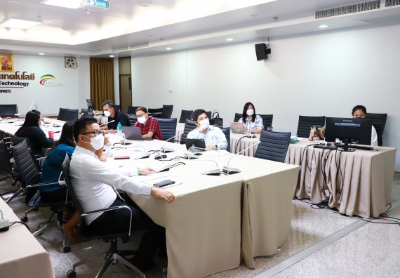 ภาพกิจกรรม  คณะวิทยาศาสตร์และเทคโนโลยี จัดการนำเสนอโครงการ ประจำปีงบประมาณ 2566