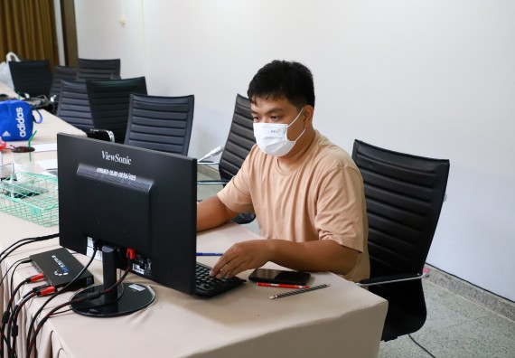 ภาพกิจกรรม  คณะวิทยาศาสตร์และเทคโนโลยี จัดการนำเสนอโครงการ ประจำปีงบประมาณ 2566