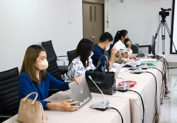 ภาพกิจกรรม  คณะวิทยาศาสตร์และเทคโนโลยี จัดการนำเสนอโครงการ ประจำปีงบประมาณ 2566