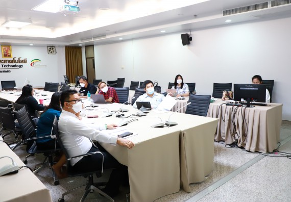 ภาพกิจกรรม  คณะวิทยาศาสตร์และเทคโนโลยี จัดการนำเสนอโครงการ ประจำปีงบประมาณ 2566