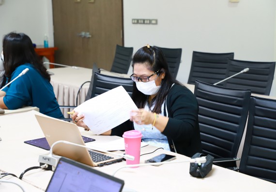 ภาพกิจกรรม  คณะวิทยาศาสตร์และเทคโนโลยี จัดการนำเสนอโครงการ ประจำปีงบประมาณ 2566