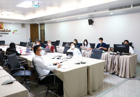 ภาพกิจกรรม  คณะวิทยาศาสตร์และเทคโนโลยี จัดการนำเสนอโครงการ ประจำปีงบประมาณ 2566