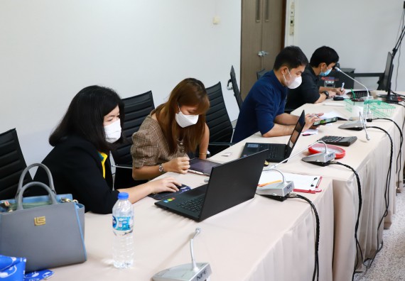 ภาพกิจกรรม  คณะวิทยาศาสตร์และเทคโนโลยี จัดการนำเสนอโครงการ ประจำปีงบประมาณ 2566