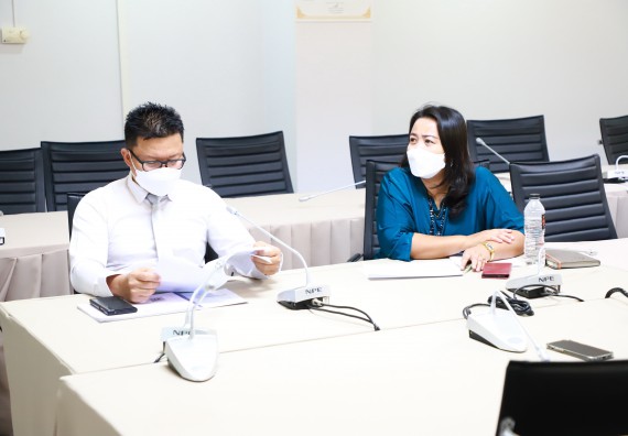 ภาพกิจกรรม  คณะวิทยาศาสตร์และเทคโนโลยี จัดการนำเสนอโครงการ ประจำปีงบประมาณ 2566