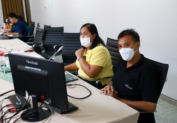 ภาพกิจกรรม  คณะวิทยาศาสตร์และเทคโนโลยี จัดการนำเสนอโครงการ ประจำปีงบประมาณ 2566