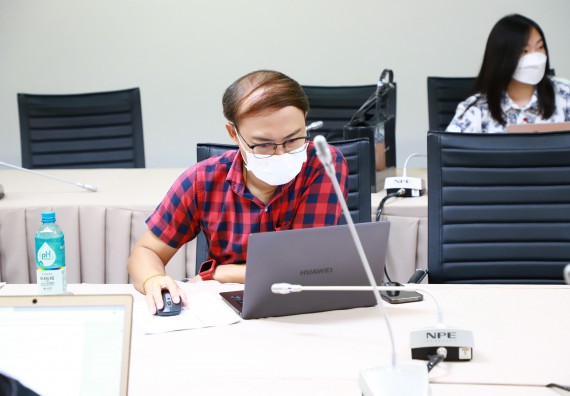 ภาพกิจกรรม  คณะวิทยาศาสตร์และเทคโนโลยี จัดการนำเสนอโครงการ ประจำปีงบประมาณ 2566