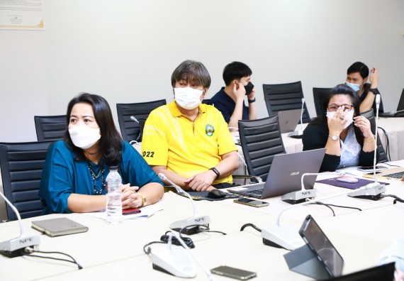 ภาพกิจกรรม  คณะวิทยาศาสตร์และเทคโนโลยี จัดการนำเสนอโครงการ ประจำปีงบประมาณ 2566