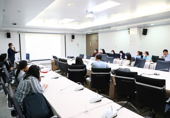ภาพกิจกรรม  คณะวิทยาศาสตร์และเทคโนโลยี จัดประชุมชี้แจงหลักเกณฑ์และวิธีการพิจารณาแต่งตั้งให้บุคคลดำรงตำแหน่งทางวิชาการ