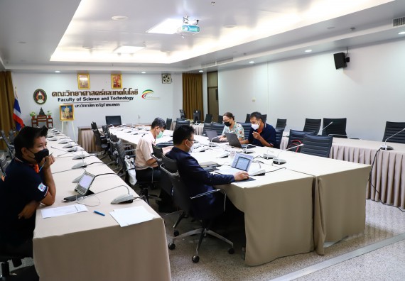 ภาพกิจกรรม  คณะวิทยาศาสตร์และเทคโนโลยี  จัดกิจกรรมนำเสนอความก้าวหน้าโครงการพี่เลี้ยงการเข้าสู่ตำแหน่งทางวิชาการ