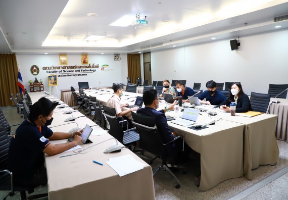 ภาพกิจกรรม  คณะวิทยาศาสตร์และเทคโนโลยี  จัดกิจกรรมนำเสนอความก้าวหน้าโครงการพี่เลี้ยงการเข้าสู่ตำแหน่งทางวิชาการ