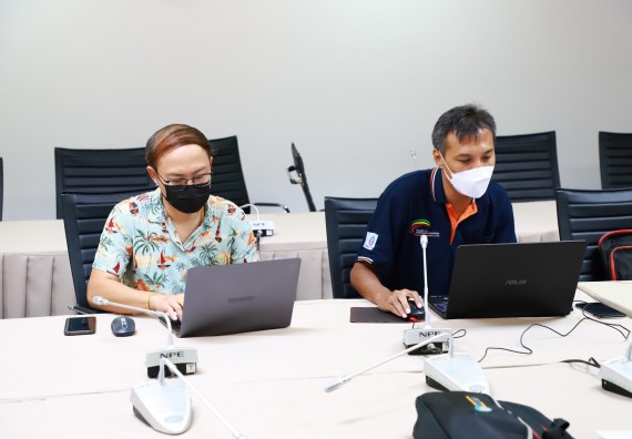 ภาพกิจกรรม  คณะวิทยาศาสตร์และเทคโนโลยี  จัดกิจกรรมนำเสนอความก้าวหน้าโครงการพี่เลี้ยงการเข้าสู่ตำแหน่งทางวิชาการ