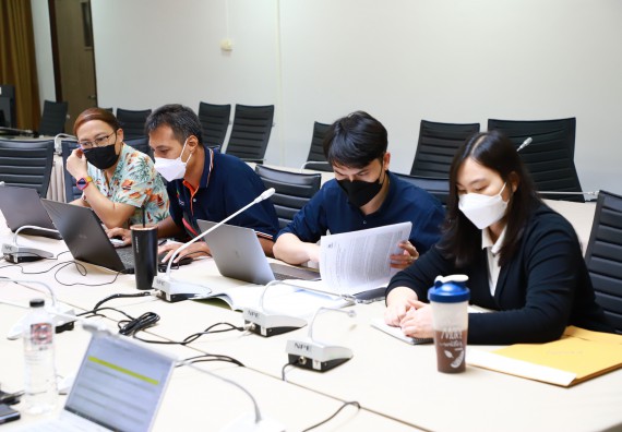 ภาพกิจกรรม  คณะวิทยาศาสตร์และเทคโนโลยี  จัดกิจกรรมนำเสนอความก้าวหน้าโครงการพี่เลี้ยงการเข้าสู่ตำแหน่งทางวิชาการ