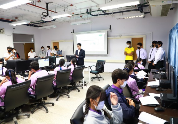 ภาพกิจกรรม โครงการพัฒนานักเรียนห้องเรียนพิเศษ E-SMART โรงเรียนคลองขลุงราษฎร์รังสรรค์  วันที่ 3 กันยายน 2565