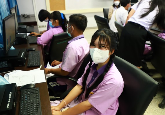 ภาพกิจกรรม โครงการพัฒนานักเรียนห้องเรียนพิเศษ E-SMART โรงเรียนคลองขลุงราษฎร์รังสรรค์  วันที่ 3 กันยายน 2565