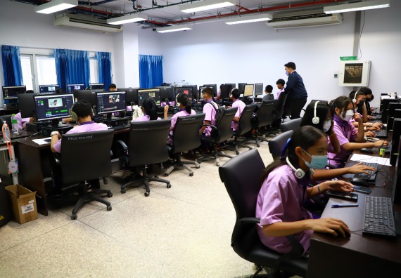 โครงการพัฒนานักเรียนห้องเรียนพิเศษ E-SMART โรงเรียนคลองขลุงราษฎร์รังสรรค์  วันที่ 4 กันยายน 2565 