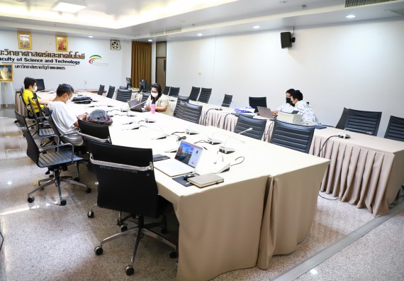 ภาพกิจกรรม  คณะวิทยาศาสตร์และเทคโนโลยี จัดประชุมเพื่อหารือการจัดทำคำตั้งงบประมาณและแผนความต้องการ งบลงทุนเบื้องต้น ประจำปีงบประมาณ พ.ศ.2567