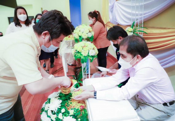 ภาพกิจกรรม  คณะวิทยาศาสตร์และเทคโนโลยี จัดกิจกรรมงานประชุมวิชาการกิจกรรมนำเสนอผลงานวิชาการและกิจกรรมการแสดงกตเวทิตาจิต