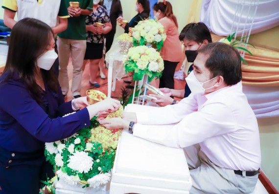 ภาพกิจกรรม  คณะวิทยาศาสตร์และเทคโนโลยี จัดกิจกรรมงานประชุมวิชาการกิจกรรมนำเสนอผลงานวิชาการและกิจกรรมการแสดงกตเวทิตาจิต