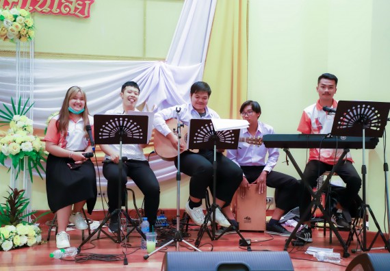 ภาพกิจกรรม  คณะวิทยาศาสตร์และเทคโนโลยี จัดกิจกรรมงานประชุมวิชาการกิจกรรมนำเสนอผลงานวิชาการและกิจกรรมการแสดงกตเวทิตาจิต