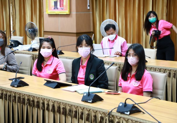 ภาพกิจกรรม  คณะวิทยาศาสตร์และเทคโนโลยี เข้าร่วมนำเสนอผลสัมฤทธิ์และพิธีปิดโครงการออมสินยุวพัฒน์รักษ์ถิ่น มหาวิทยาลัยราชภัฏกำแพงเพชร ประจำปี พ.ศ. 2565