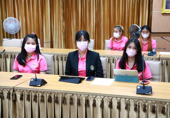 ภาพกิจกรรม  คณะวิทยาศาสตร์และเทคโนโลยี เข้าร่วมนำเสนอผลสัมฤทธิ์และพิธีปิดโครงการออมสินยุวพัฒน์รักษ์ถิ่น มหาวิทยาลัยราชภัฏกำแพงเพชร ประจำปี พ.ศ. 2565