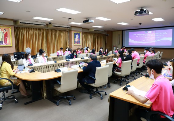 ภาพกิจกรรม  คณะวิทยาศาสตร์และเทคโนโลยี เข้าร่วมนำเสนอผลสัมฤทธิ์และพิธีปิดโครงการออมสินยุวพัฒน์รักษ์ถิ่น มหาวิทยาลัยราชภัฏกำแพงเพชร ประจำปี พ.ศ. 2565