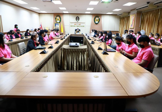 ภาพกิจกรรม  คณะวิทยาศาสตร์และเทคโนโลยี เข้าร่วมนำเสนอผลสัมฤทธิ์และพิธีปิดโครงการออมสินยุวพัฒน์รักษ์ถิ่น มหาวิทยาลัยราชภัฏกำแพงเพชร ประจำปี พ.ศ. 2565