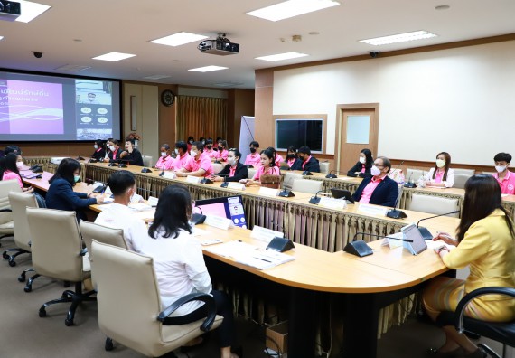 ภาพกิจกรรม  คณะวิทยาศาสตร์และเทคโนโลยี เข้าร่วมนำเสนอผลสัมฤทธิ์และพิธีปิดโครงการออมสินยุวพัฒน์รักษ์ถิ่น มหาวิทยาลัยราชภัฏกำแพงเพชร ประจำปี พ.ศ. 2565