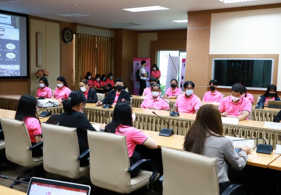 ภาพกิจกรรม  คณะวิทยาศาสตร์และเทคโนโลยี เข้าร่วมนำเสนอผลสัมฤทธิ์และพิธีปิดโครงการออมสินยุวพัฒน์รักษ์ถิ่น มหาวิทยาลัยราชภัฏกำแพงเพชร ประจำปี พ.ศ. 2565