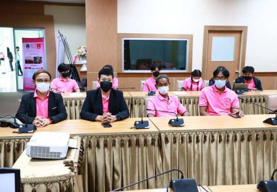 ภาพกิจกรรม  คณะวิทยาศาสตร์และเทคโนโลยี เข้าร่วมนำเสนอผลสัมฤทธิ์และพิธีปิดโครงการออมสินยุวพัฒน์รักษ์ถิ่น มหาวิทยาลัยราชภัฏกำแพงเพชร ประจำปี พ.ศ. 2565