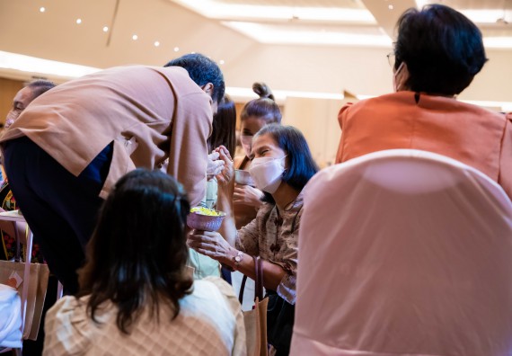 ภาพกิจกรรม  ผู้บริหาร คณาจารย์ บุคลากร คณะวิทยาศาสตร์และเทคโนโลยี เข้าร่วมงานแสดงมุทิตาจิต แด่ผู้เกษียณอายุราชการ มหาวิทยาลัยราชภัฏกำแพงเพชร ประจำปี ๒๕๖๕ เกษียณสวัสดิ์ ศรีสักทอง