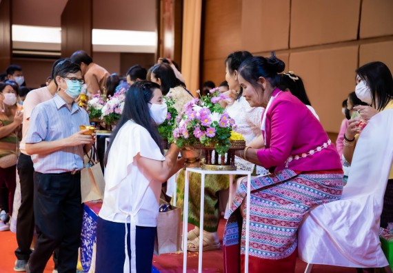 ภาพกิจกรรม  ผู้บริหาร คณาจารย์ บุคลากร คณะวิทยาศาสตร์และเทคโนโลยี เข้าร่วมงานแสดงมุทิตาจิต แด่ผู้เกษียณอายุราชการ มหาวิทยาลัยราชภัฏกำแพงเพชร ประจำปี ๒๕๖๕ เกษียณสวัสดิ์ ศรีสักทอง