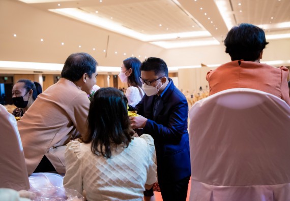 ภาพกิจกรรม  ผู้บริหาร คณาจารย์ บุคลากร คณะวิทยาศาสตร์และเทคโนโลยี เข้าร่วมงานแสดงมุทิตาจิต แด่ผู้เกษียณอายุราชการ มหาวิทยาลัยราชภัฏกำแพงเพชร ประจำปี ๒๕๖๕ เกษียณสวัสดิ์ ศรีสักทอง