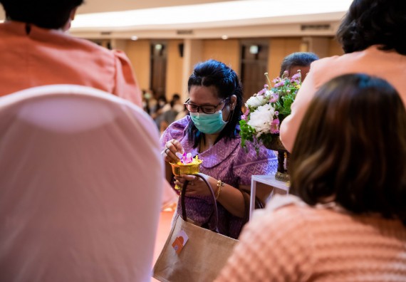 ภาพกิจกรรม  ผู้บริหาร คณาจารย์ บุคลากร คณะวิทยาศาสตร์และเทคโนโลยี เข้าร่วมงานแสดงมุทิตาจิต แด่ผู้เกษียณอายุราชการ มหาวิทยาลัยราชภัฏกำแพงเพชร ประจำปี ๒๕๖๕ เกษียณสวัสดิ์ ศรีสักทอง