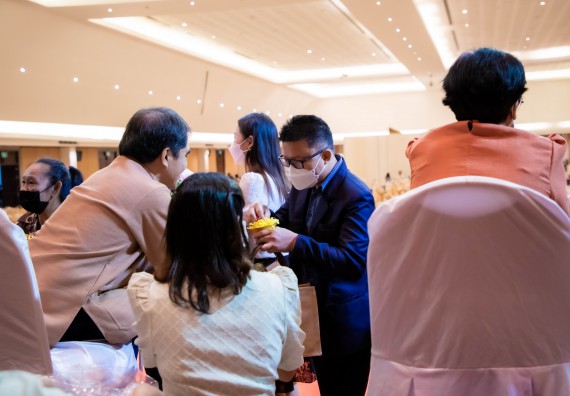 ภาพกิจกรรม  ผู้บริหาร คณาจารย์ บุคลากร คณะวิทยาศาสตร์และเทคโนโลยี เข้าร่วมงานแสดงมุทิตาจิต แด่ผู้เกษียณอายุราชการ มหาวิทยาลัยราชภัฏกำแพงเพชร ประจำปี ๒๕๖๕ เกษียณสวัสดิ์ ศรีสักทอง