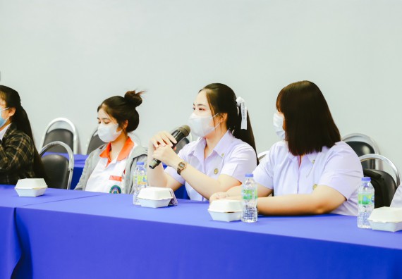 คณะวิทยาศาสตร์และเทคโนโลยี จัดกิจกรรมสนทนากลุ่ม (Focus Group Discussion) นักศึกษาคณะวิทยาศาสตร์และเทคโนโลยี ชั้นปีที่ 1