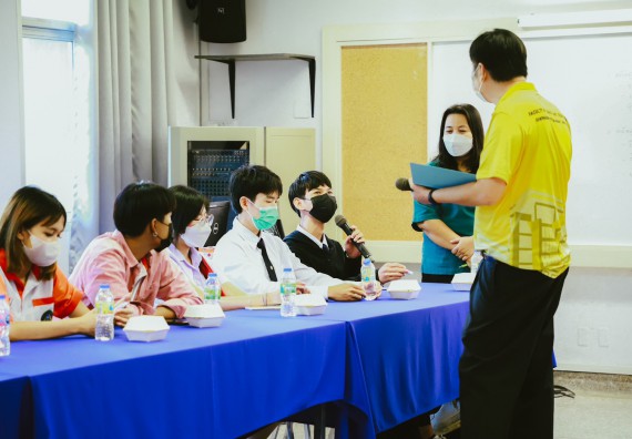 คณะวิทยาศาสตร์และเทคโนโลยี จัดกิจกรรมสนทนากลุ่ม (Focus Group Discussion) นักศึกษาคณะวิทยาศาสตร์และเทคโนโลยี ชั้นปีที่ 1