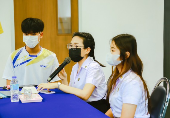 คณะวิทยาศาสตร์และเทคโนโลยี จัดกิจกรรมสนทนากลุ่ม (Focus Group Discussion) นักศึกษาคณะวิทยาศาสตร์และเทคโนโลยี ชั้นปีที่ 1