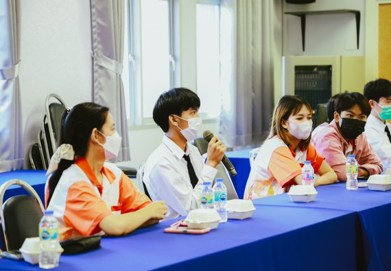 คณะวิทยาศาสตร์และเทคโนโลยี จัดกิจกรรมสนทนากลุ่ม (Focus Group Discussion) นักศึกษาคณะวิทยาศาสตร์และเทคโนโลยี ชั้นปีที่ 1