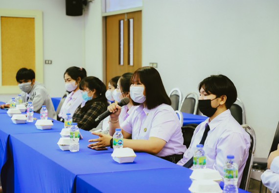 คณะวิทยาศาสตร์และเทคโนโลยี จัดกิจกรรมสนทนากลุ่ม (Focus Group Discussion) นักศึกษาคณะวิทยาศาสตร์และเทคโนโลยี ชั้นปีที่ 1