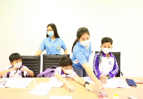 ภาพกิจกรรม  โรงเรียนอนุบาลกำแพงเพชร ร่วมกับคณะวิทยาศาสตร์และเทคโนโลยี จัดโครงการ Science Camp สำหรับนักเรียนห้องเรียนพิเศษ (MEP) ระดับชั้นประถมศึกษาปีที่ 1-6