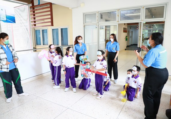 ภาพกิจกรรม  โรงเรียนอนุบาลกำแพงเพชร ร่วมกับคณะวิทยาศาสตร์และเทคโนโลยี จัดโครงการ Science Camp สำหรับนักเรียนห้องเรียนพิเศษ (MEP) ระดับชั้นประถมศึกษาปีที่ 1-6