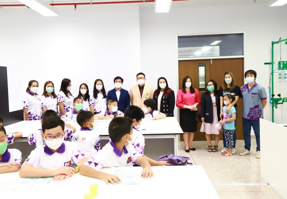 ภาพกิจกรรม  โรงเรียนอนุบาลกำแพงเพชร ร่วมกับคณะวิทยาศาสตร์และเทคโนโลยี จัดโครงการ Science Camp สำหรับนักเรียนห้องเรียนพิเศษ (MEP) ระดับชั้นประถมศึกษาปีที่ 1-6