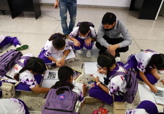 ภาพกิจกรรม  โรงเรียนอนุบาลกำแพงเพชร ร่วมกับคณะวิทยาศาสตร์และเทคโนโลยี จัดโครงการ Science Camp สำหรับนักเรียนห้องเรียนพิเศษ (MEP) ระดับชั้นประถมศึกษาปีที่ 1-6