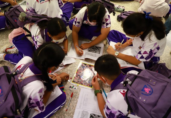 ภาพกิจกรรม  โรงเรียนอนุบาลกำแพงเพชร ร่วมกับคณะวิทยาศาสตร์และเทคโนโลยี จัดโครงการ Science Camp สำหรับนักเรียนห้องเรียนพิเศษ (MEP) ระดับชั้นประถมศึกษาปีที่ 1-6