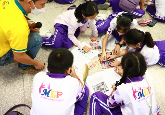 ภาพกิจกรรม  โรงเรียนอนุบาลกำแพงเพชร ร่วมกับคณะวิทยาศาสตร์และเทคโนโลยี จัดโครงการ Science Camp สำหรับนักเรียนห้องเรียนพิเศษ (MEP) ระดับชั้นประถมศึกษาปีที่ 1-6