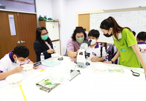 ภาพกิจกรรม  โรงเรียนอนุบาลกำแพงเพชร ร่วมกับคณะวิทยาศาสตร์และเทคโนโลยี จัดโครงการ Science Camp สำหรับนักเรียนห้องเรียนพิเศษ (MEP) ระดับชั้นประถมศึกษาปีที่ 1-6